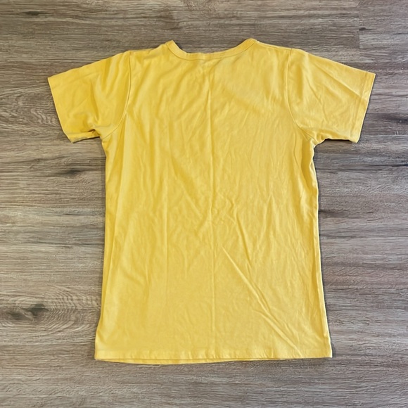Sunflower Yellow Gold "Be The Change" Short-sleeve Casual Graphic T-shirt - Picture 6 of 7